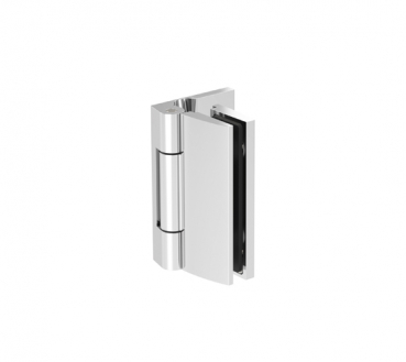 Duschtürband Avila Glas-Wand 90° nach außen öffnend mit Hohlkehle für 6 - 10 mm Glasstärke